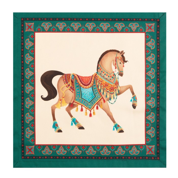 Набор салфеток «Этель. Нью-Дели», 40×40 см - 4 шт., 100% хлопок, саржа 190 г/м² - Фото 1