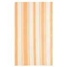 Полотенце 35х60 см (фас 10шт) Полоса, персиковый, вафля, 120 гр/м, хл100% - Фото 2