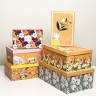 Набор подарочных коробок 6 в 1 «Flower», 20 х 12.5 х 7.5 ‒ 32.5 х 20 х 12.5 см - фото 9446233