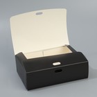 Коробка подарочная складная, упаковка, «Чёрная», 16.5 х 12.5 х 5 см, БЕЗ ЛЕНТЫ - фото 318692229