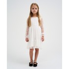 Платье для девочки KAFTAN, размер 30 (98-104 см), белый - фото 11440757