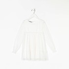 Платье для девочки KAFTAN, размер 32 (110-116 см), белый - Фото 5
