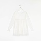 Платье для девочки KAFTAN, размер 32 (110-116 см), белый - Фото 8