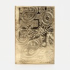 Обложка для паспорта, цвет золотой - фото 2666749
