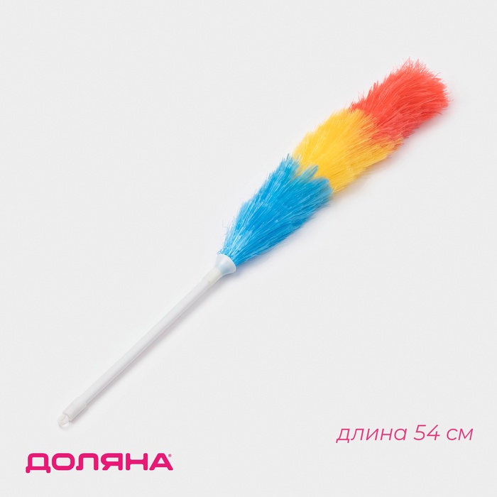 Щётка для пыли Доляна, 54×4.5 см, МИКС - Фото 1