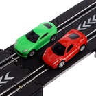 Автотрек «Гонки на суперкарах», с 2 машинами, пульт + ручной генератор, работает от сети - Фото 2