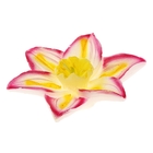 Свеча восковая "Лилия", цвет бело-розовый - Фото 1
