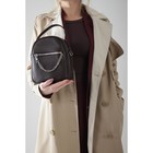 Сумка женская на молнии, цвет коричневый - фото 54724333