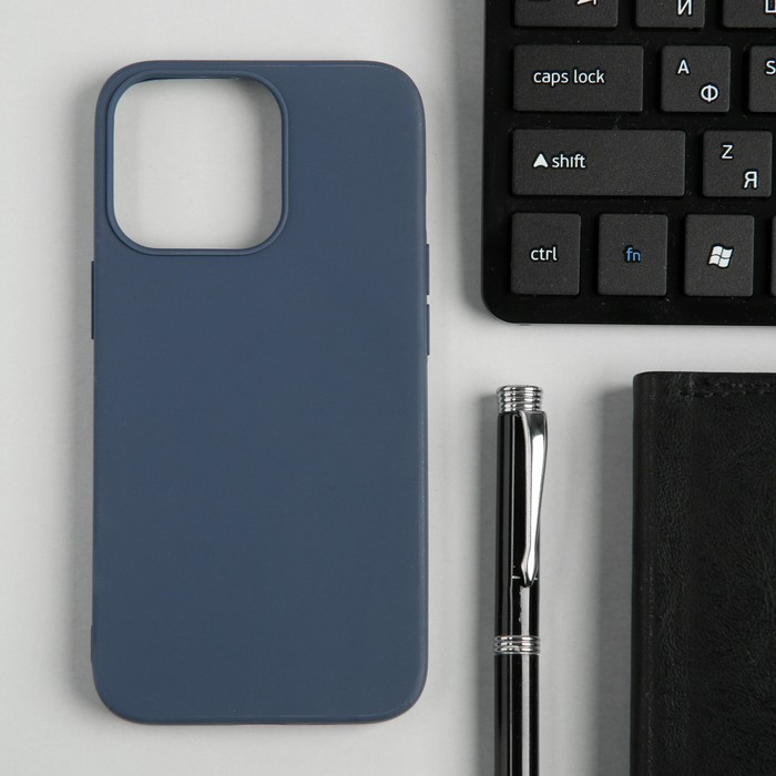 Чехол Red Line Ultimate для iPhone 13 Pro, силиконовый, синий - Фото 1