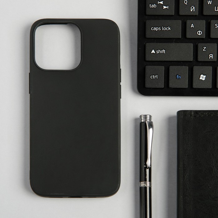 Чехол Red Line Ultimate для iPhone 13 Pro, силиконовый, черный - Фото 1