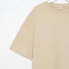 Футболка женская MINAKU: Home collection, бежевая, размер 48 - фото 57951679