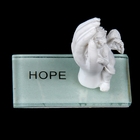 Сувенир полистоун "Ангел на стекле" Надежда 3,2х5х2,5 см - Фото 5