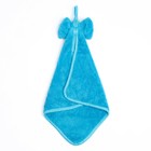 Кухонное полотенце Доляна "Бантик"цв.синий  28х40 см, микрофибра, 100% п/э - Фото 5