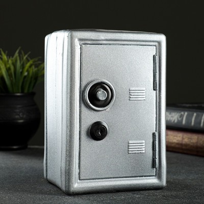 Копилка для денег «Сейф», гипс, стальной, 12×10×18 см