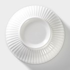 Cалатник керамический «Иллюзия», 850 мл, цвет белый и серый - фото 4337088