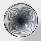 Салатник керамический «Иллюзия», 1,1 л, цвет белый и серый - фото 4337090