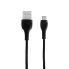 Кабель Borofone BX51, microUSB - USB, 2.4 А, 1 м, PVC оплётка, чёрный - Фото 2
