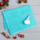 Подарочное полотенце с игрушкой Этель "Гномик" 50х90 см, цвет бирюзовый, 100% хлопок, 320г/м2 - Фото 2