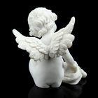 Сувенир полистоун "Ангелок со зверюшкой" 7,5х5,3х5,7 см - Фото 3