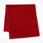 Полотенце в корзинке Экономь и Я "Гномик" 30*60 см, цв. бордовый, 100%хл, 320 г/м2 - Фото 3