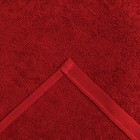 Полотенце в корзинке Экономь и Я "Гномик" 30*60 см, цв. бордовый, 100%хл, 320 г/м2 - Фото 4
