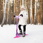 Самокат-снегокат 2 в 1 GRAFFITI, трюковой, цвет фиолетовый - Фото 5