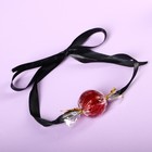 Леденец-кляп «Сладкая игрушка», со вкусом клубники со сливками, 30 г. (18+) - фото 24397461