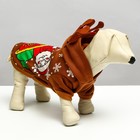 Толстовка для животных "Олень с рожками", S (ДС 25, ОГ 35 см) - Фото 2