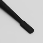 Триммер-пушер, 12 см, покрытие Soft Touch, цвет чёрный - фото 9964448