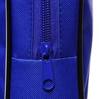 Папка с ручками текстильная А4, 350×270×70 мм, Calligrata «Офис», внутренний карман, синяя - Фото 4