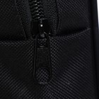 Папка с ручками текстильная А4, 350×270×70 мм, Calligrata «Офис», внутренний карман, чёрная - Фото 4