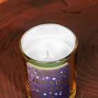 Новогодняя свеча в стакане «Время мечтать», аромат ваниль, 5 х 5 х 6 см. - Фото 6