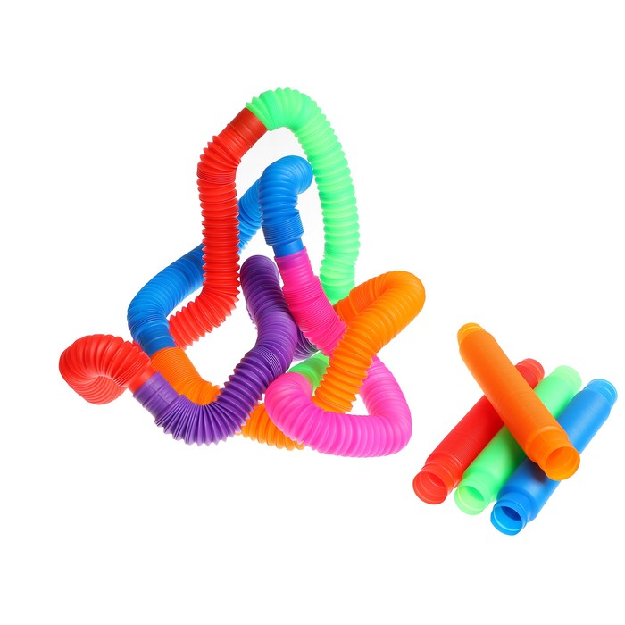 Развивающая игрушка Pop Tubes «Труба» средняя - Фото 1