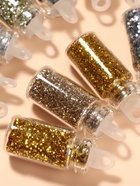 Блёстки для декора ногтей «Звездопад», 12 бутылочек, мелкие/средние/крупные, разноцветные - Фото 3