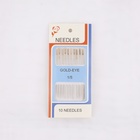 Иглы швейные №1/5, с золотым ушком, d=0.93 мм, 5 см, набор 10 шт. - Фото 3