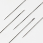 Иглы швейные, самовдеваемые,, d=0.83 мм, 3.6-4.2 см, набор 10 шт. - Фото 2
