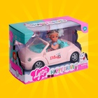 Кукла малышка Lyna в путешествии с машиной, питомцем и аксессуарами, МИКС - фото 4521448