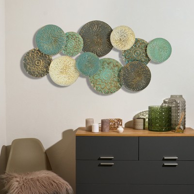 Декор настенный, панно металл «Эстетика», 60.5×5×121 см