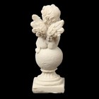Сувенир полистоун "Задумчивый ангелок на шаре" 7х2,5х2,3 см - Фото 4