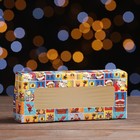 Коробка складная "Снегурка поп-арт", 17 х 7 х 4 см - фото 9448512