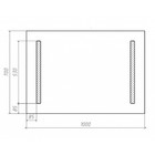 Зеркало с подсветкой «Домино» Good Light 2-100, 700×1000 мм - Фото 2