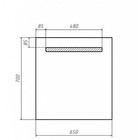 Зеркало с подсветкой «Домино» Good Light 65, 650×700 мм - Фото 2