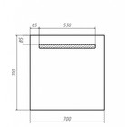 Зеркало с подсветкой «Домино» Good Light 70, 700×700 мм - Фото 2