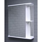 Зеркало шкаф для ванной комнаты Айсберг «Норма 1-55», левый - Фото 1