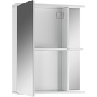 Зеркало шкаф для ванной комнаты Айсберг «Норма 1-55», левый - Фото 7