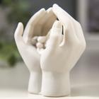 Фигурка полистоун «Ангелочек спящий в ладошках», 6.7×5.5×4.3 см - Фото 2