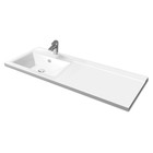 Тумба «Айсберг. Норма», левая/правая, 1200×480×879 мм, под раковину Cosmos 120, цвет белый - Фото 6