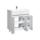 Тумба «Айсберг. Норма», под раковину «Миранда 80», без ящика, 772×434×820 мм, цвет белый - Фото 2