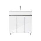 Тумба «Айсберг. Норма», под раковину «Миранда 80», без ящика, 772×434×820 мм, цвет белый - Фото 3