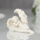 Фигурка полистоун «Белоснежный ангелочек, спящий в крыльях», 4×6.5×2.5 см, МИКС - Фото 4